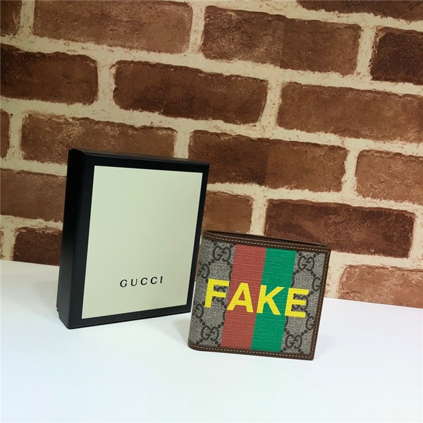 GUCCI 구찌 Fake/Not 프린트 반지갑 636166 2020/신상