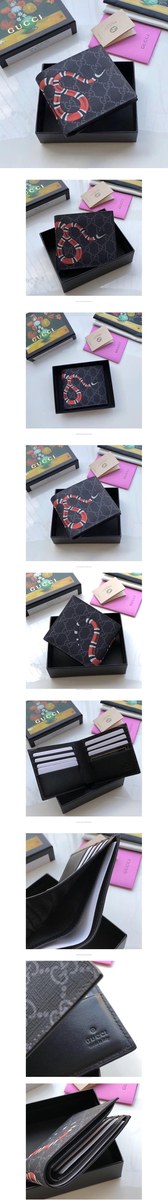 9위 (실사영상) Gucci 구찌 스네이크 반지갑 베이지,블랙