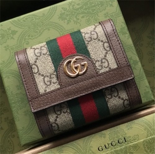 Gucci 2021 Women's Leather Wallet,12.5cm,GUW0192