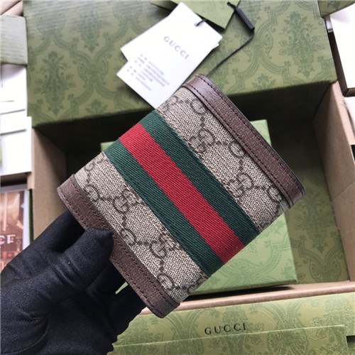 Gucci 2021 Women's Leather Wallet,12.5cm,GUW0192