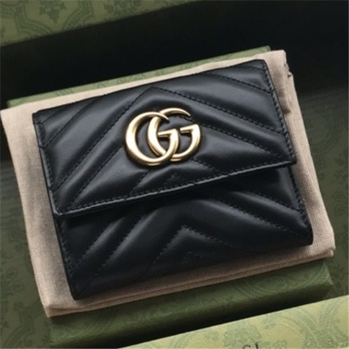 Gucci 2021 Women's Leather Wallet,11cm,GUW0194