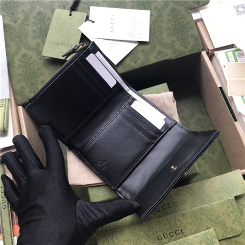 Gucci 2021 Women's Leather Wallet,11cm,GUW0194