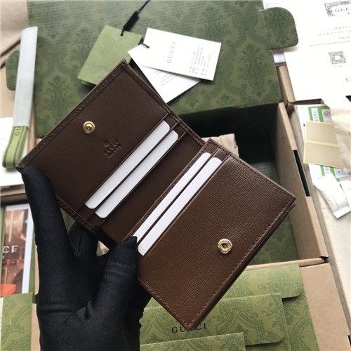 Gucci 2021 Women's Leather Card Purse,11cm,GUW0195