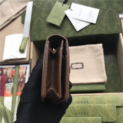 Gucci 2021 Women's Leather Card Purse,11cm,GUW0195