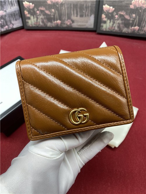 Gucci 2021 Women's Leather Card Purse,11cm,GUW0196