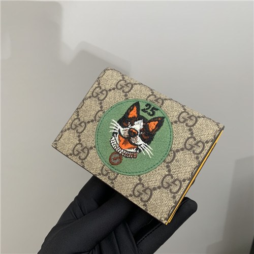 Gucci 2020 Men's Leather Wallet,11cm