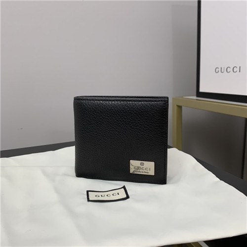 Gucci 2020 Men's Leather Wallet,12cm