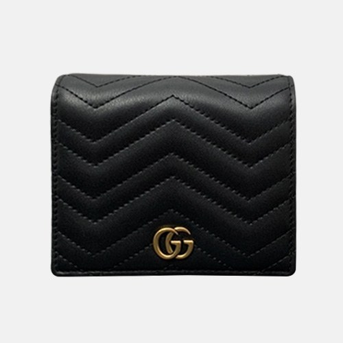 Gucci 2020 Men's Leather Wallet,12cm