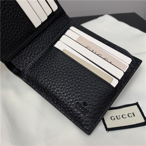 Gucci 2020 Men's Leather Wallet,12cm
