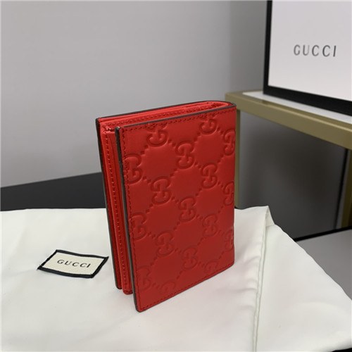 Gucci 2020 Embroidery Leather Wallet,11cm