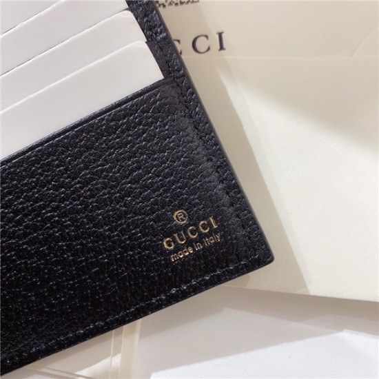 구찌 2020 남성용 반지갑,11cm,GUW0170,블랙
