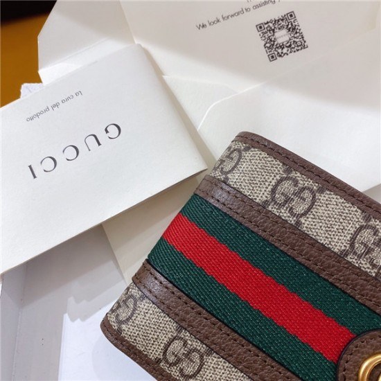 구찌 2020 남성용 반지갑,11cm,GUW0169,브라운