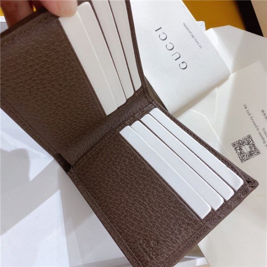 구찌 2020 남성용 반지갑,11cm,GUW0169,브라운