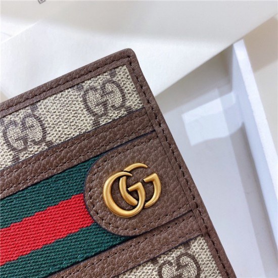 구찌 2020 남성용 반지갑,11cm,GUW0169,브라운