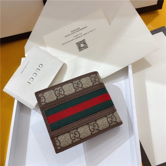 구찌 2020 남성용 반지갑,11cm,GUW0169,브라운