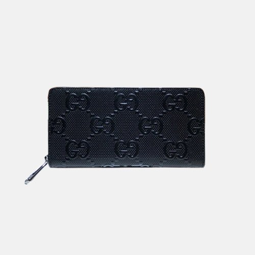 구찌 남여공용 레더 지퍼 라운드 장지갑  GUW0167.Size(19cm).블랙