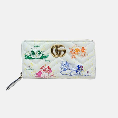 구찌 2020 여성용 레더 장지갑,GUW0160.Size(19cm), 화이트