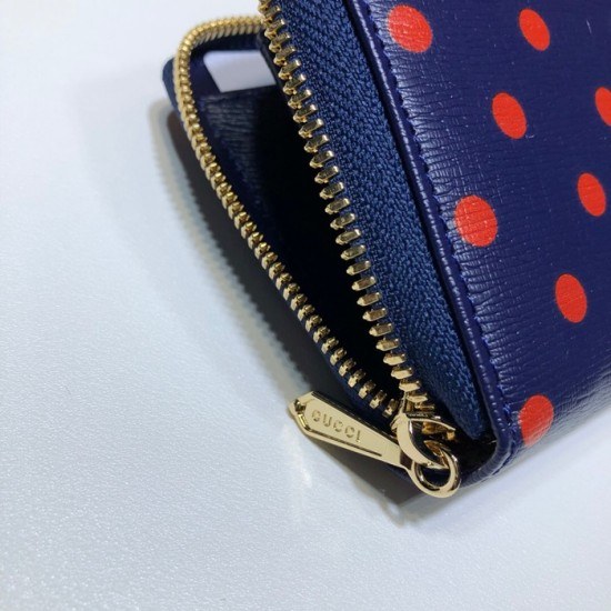 구찌 2020 여성용 레더 장지갑,GUW0159.Size(19cm), 네이비