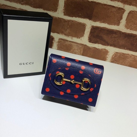 구찌 2020 여성용 레더 반지갑,GUW0158.Size(11cm), 네이비