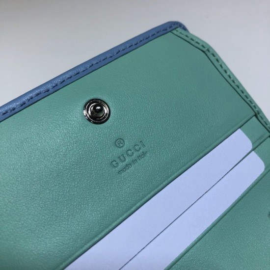 Gucci 2020 Ladies Leather Chain Wallet ,625693- 구찌 2020 여성용 레더 체인 반지갑,GUW0157.Size(11cm), 옐로우핑크