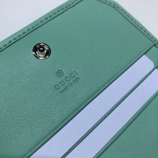 Gucci 2020 Ladies Leather Chain Wallet ,625693- 구찌 2020 여성용 레더 체인 반지갑,GUW0153.Size(11cm), 민트