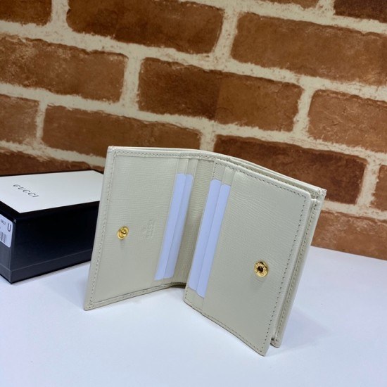 구찌 2020 여성용 캔버스 반지갑 ,GUW0148.Size(11cm).브라운화이트