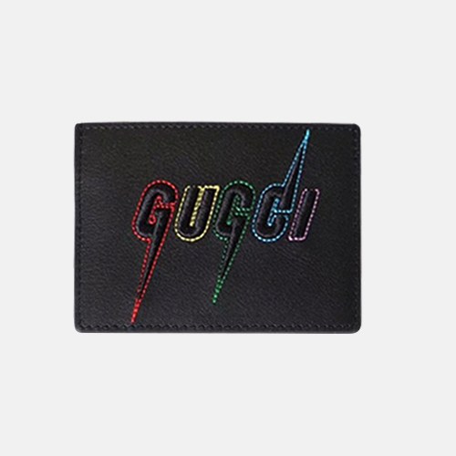 구찌 2020 남여공용 레더 카드 퍼스 GUW0135.Size(10cm).블랙