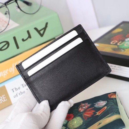 구찌 2020 남여공용 레더 카드 퍼스 GUW0135.Size(10cm).블랙