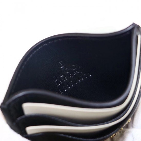 구찌 2020 남여공용 레더 카드 퍼스 GUW0134.Size(10cm).블랙
