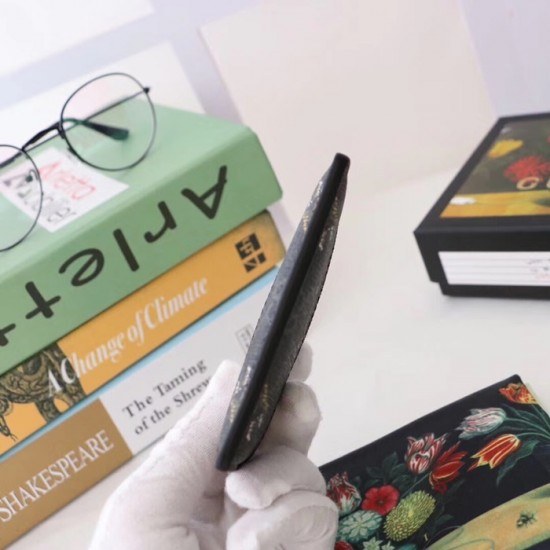 구찌 2020 남여공용 PVC & 레더 카드 퍼스 GUW0132.Size(10cm).블랙