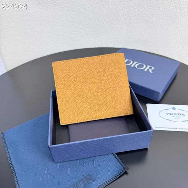 디올 2026 로고 엠보 반지갑 지갑