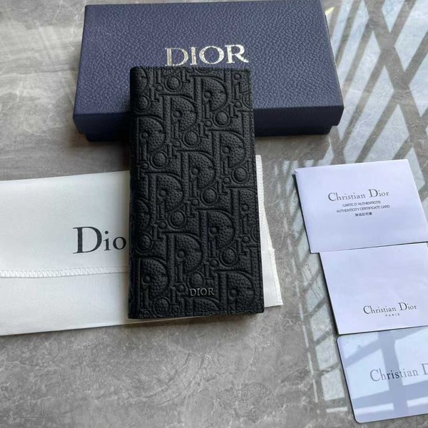 디올 2025 오블리크 엠보레더 2ESBC002FLG-H00N 장지갑 지갑