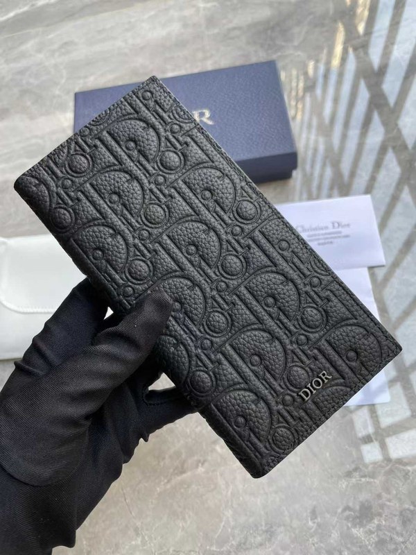 디올 2025 오블리크 엠보레더 2ESBC002FLG-H00N 장지갑 지갑
