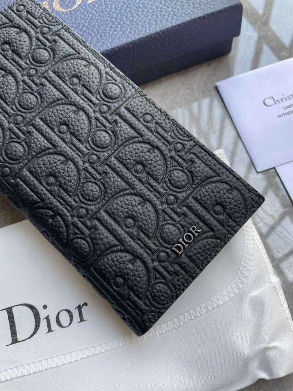 디올 2025 오블리크 엠보레더 2ESBC002FLG-H00N 장지갑 지갑