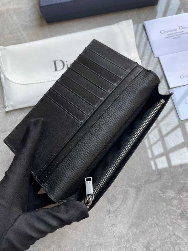 디올 2025 오블리크 엠보레더 2ESBC002FLG-H00N 장지갑 지갑