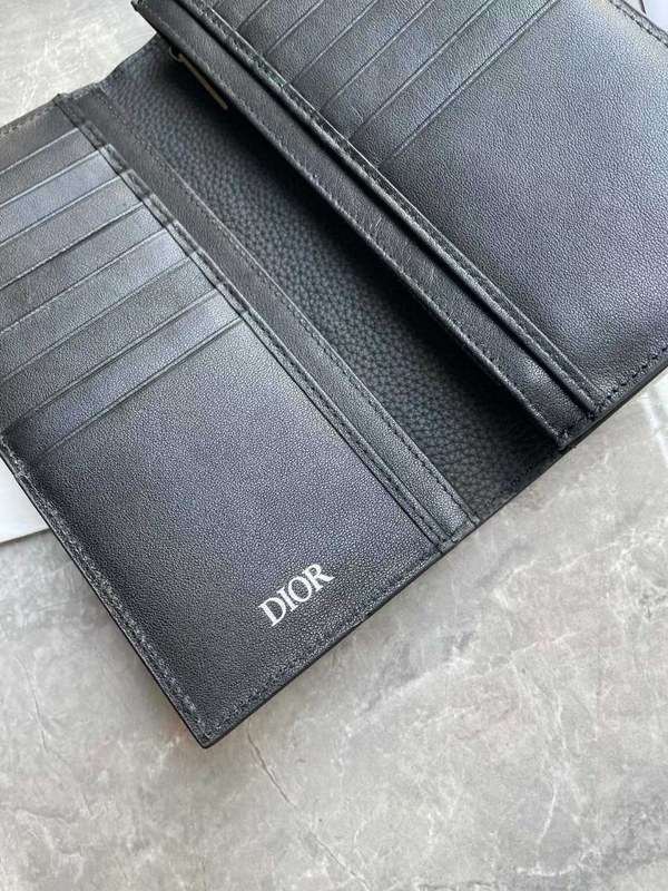 디올 2025 오블리크 엠보레더 2ESBC002FLG-H00N 장지갑 지갑