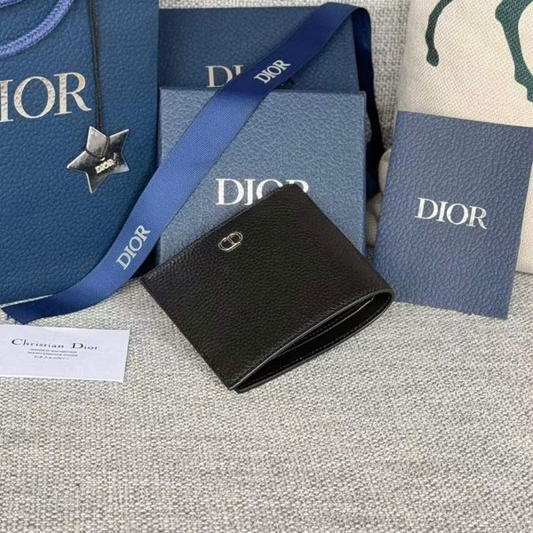 디올 2024 CD 와펜 반지갑 지갑