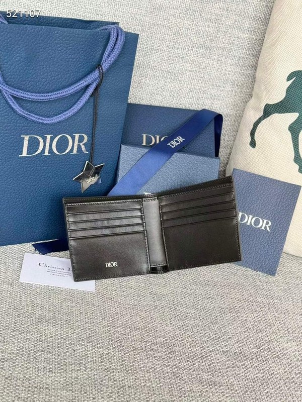 디올 2024 CD 와펜 반지갑 지갑