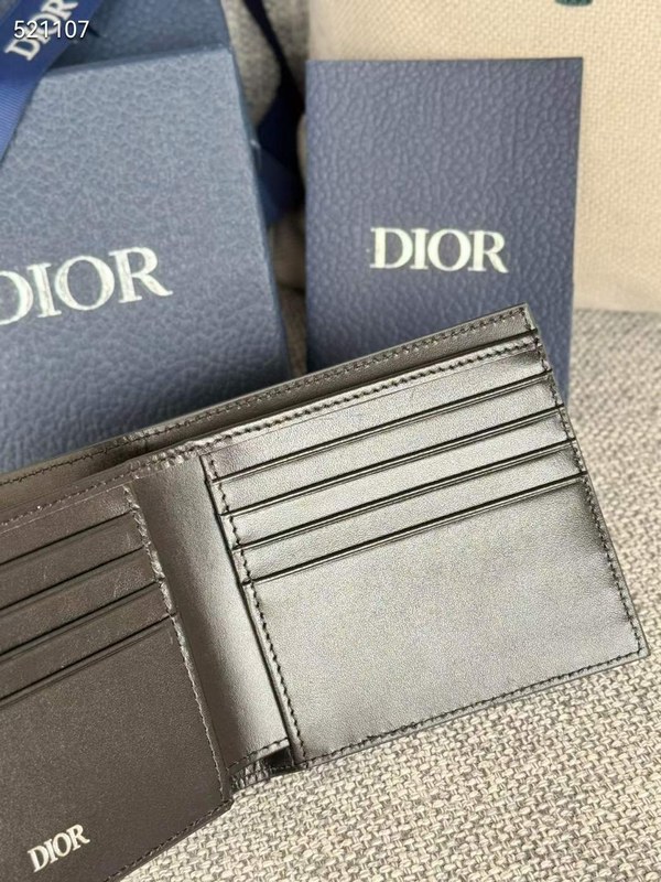 디올 2024 CD 와펜 반지갑 지갑