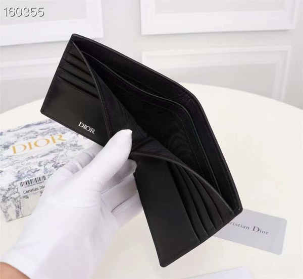 디올 2022 베이직 로고 와펜 반지갑