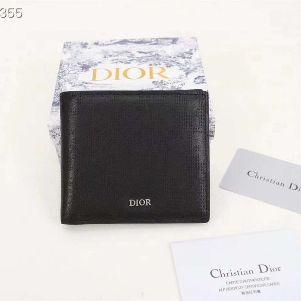 디올 2022 베이직 로고 와펜 반지갑