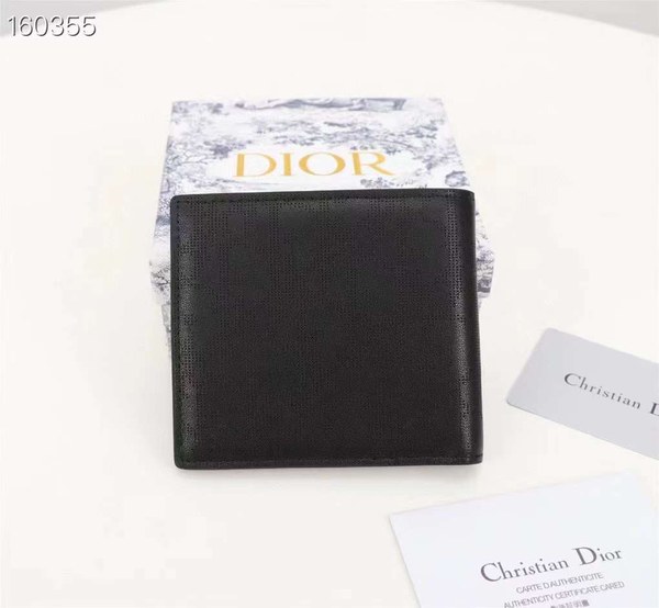 디올 2022 베이직 로고 와펜 반지갑