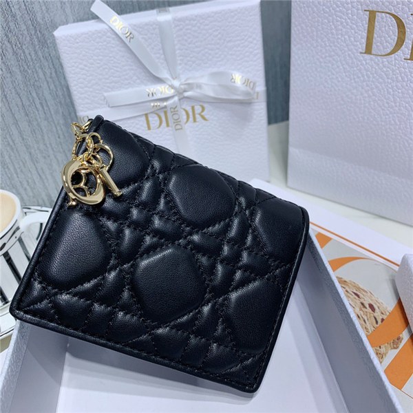 디올 양가죽 반지갑 S0178-1