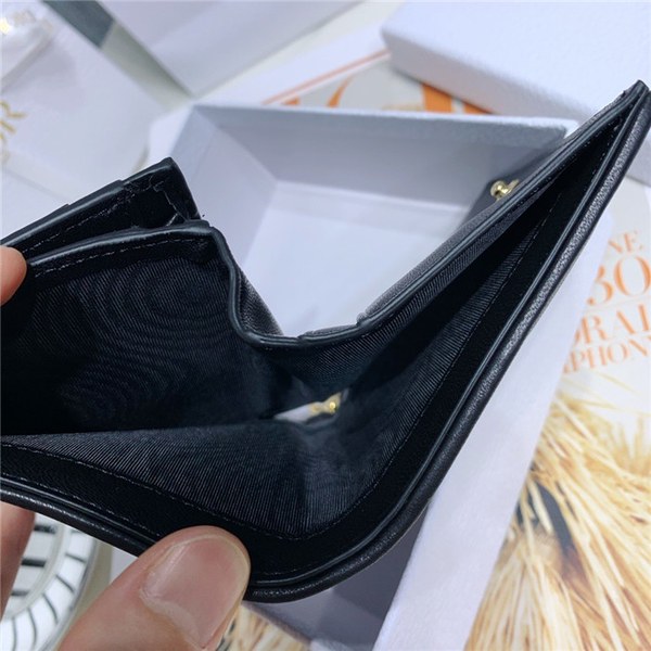 디올 양가죽 반지갑 S0178-1