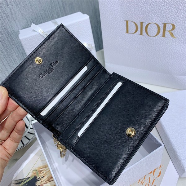 디올 양가죽 반지갑 S0178-1