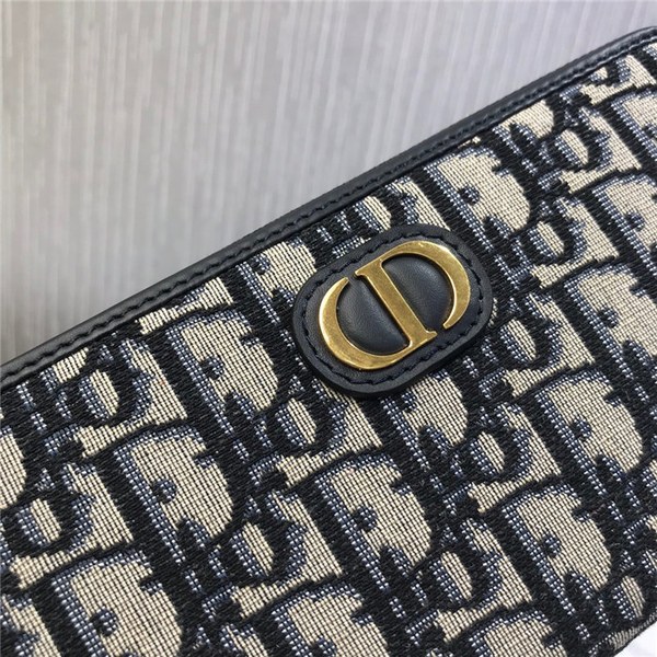 Dior 디올 오블리크 지퍼 장지갑 M017