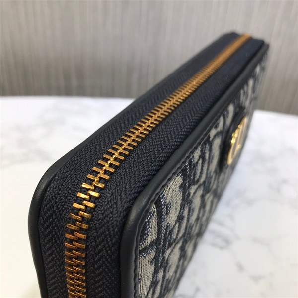 Dior 디올 오블리크 지퍼 장지갑 M017