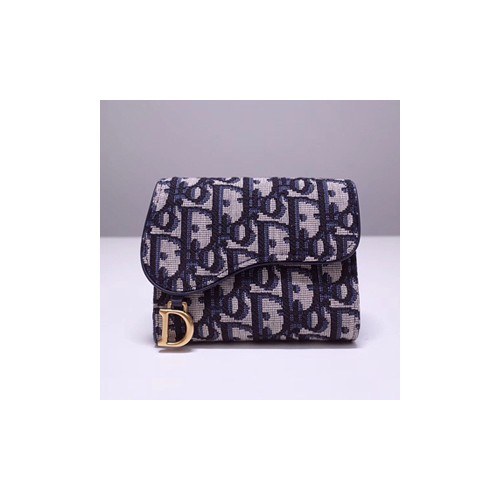 39위 Dior 디올 오블리므 새들 반지갑 306#