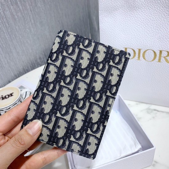 Dior 2020 Mm / Wm Canvas Passport Case ,13.5cm