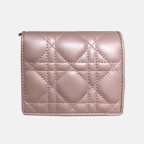 디올 2020 여성용 레더 반지갑  DIOW0018 ,11CM,로즈핑크